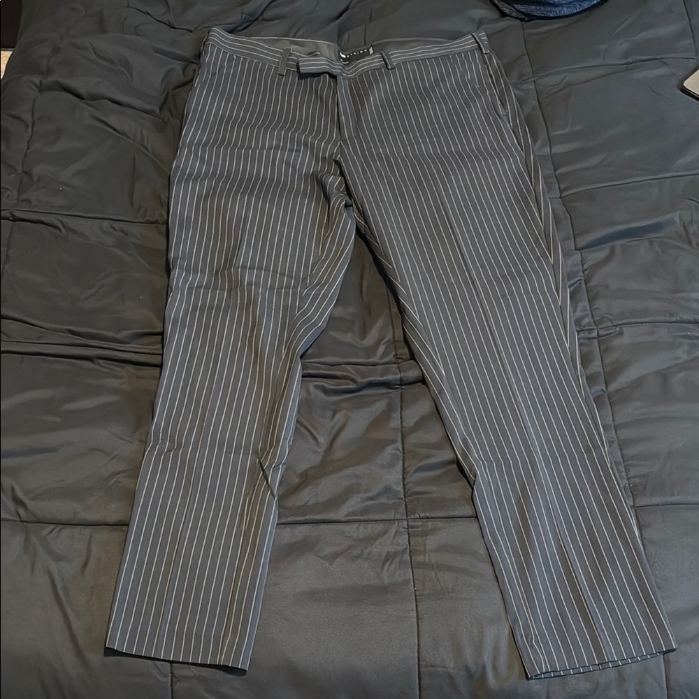 Men's Striped Navy Pants
